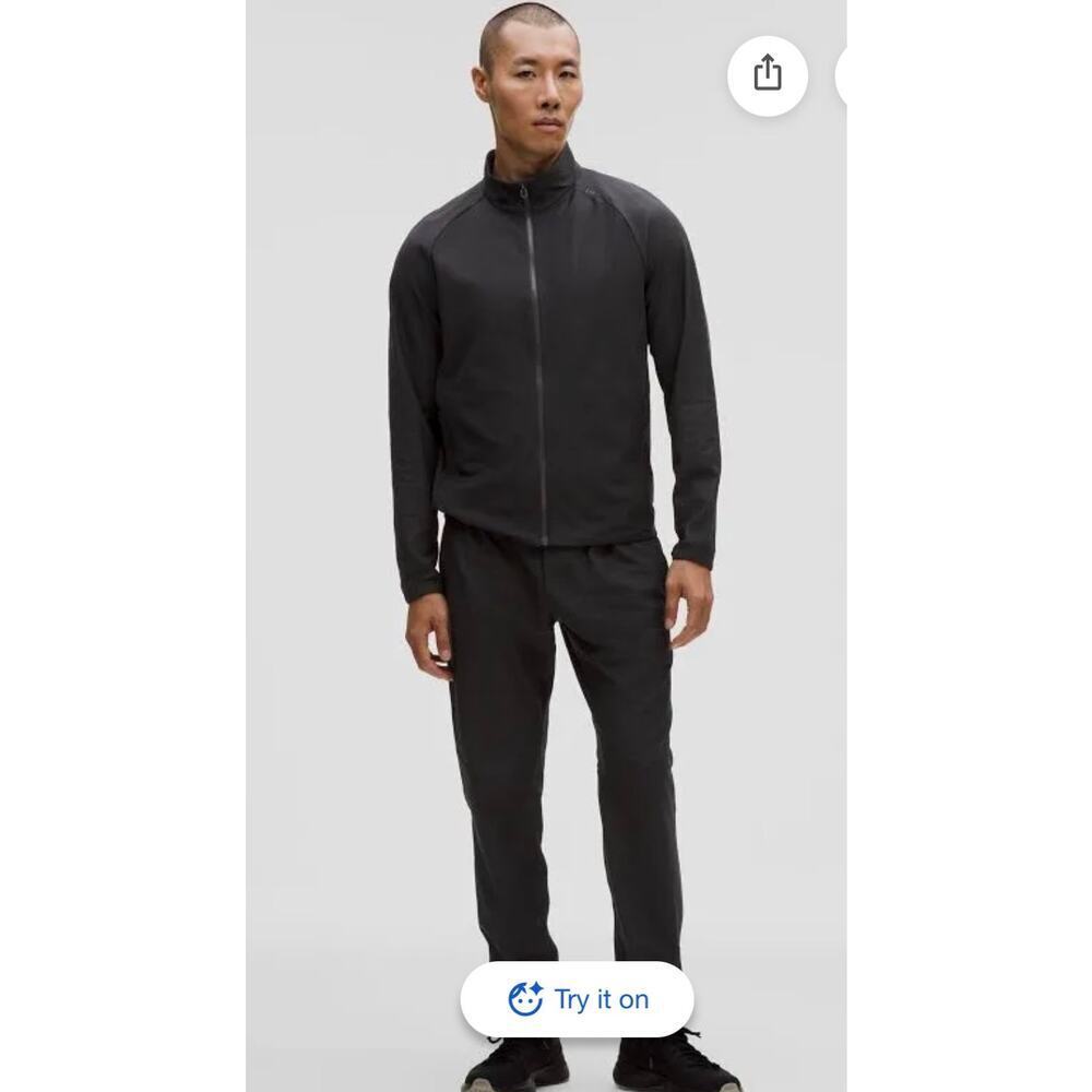 Lululemon Knit Warm-Up Jogger Regular Black XXL Slim Tapered Athletic Pants $128